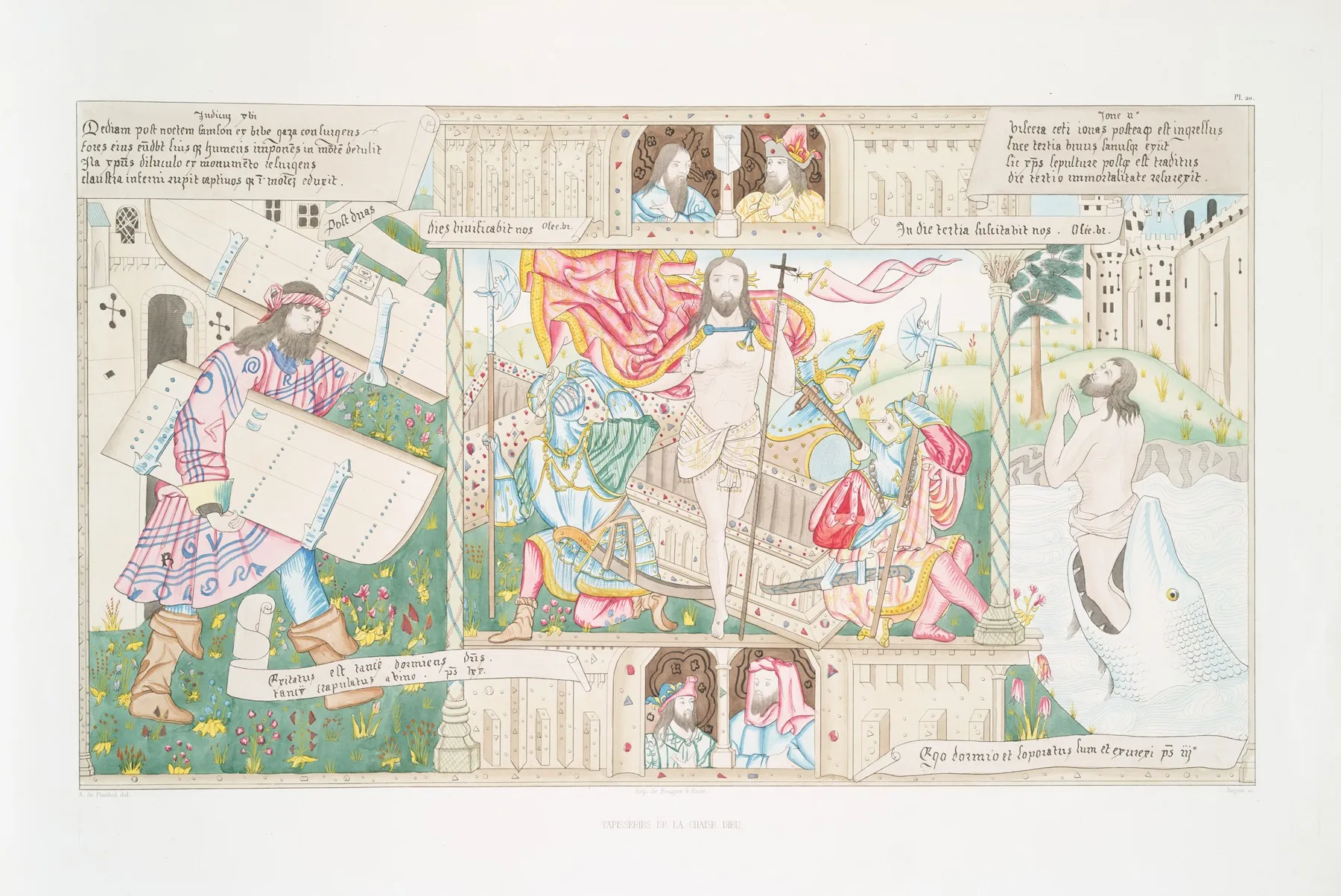 Tapisseries De La Chaise Dieu 20 Wall Art by Achille Jubinal - High-Resolution Digital Print