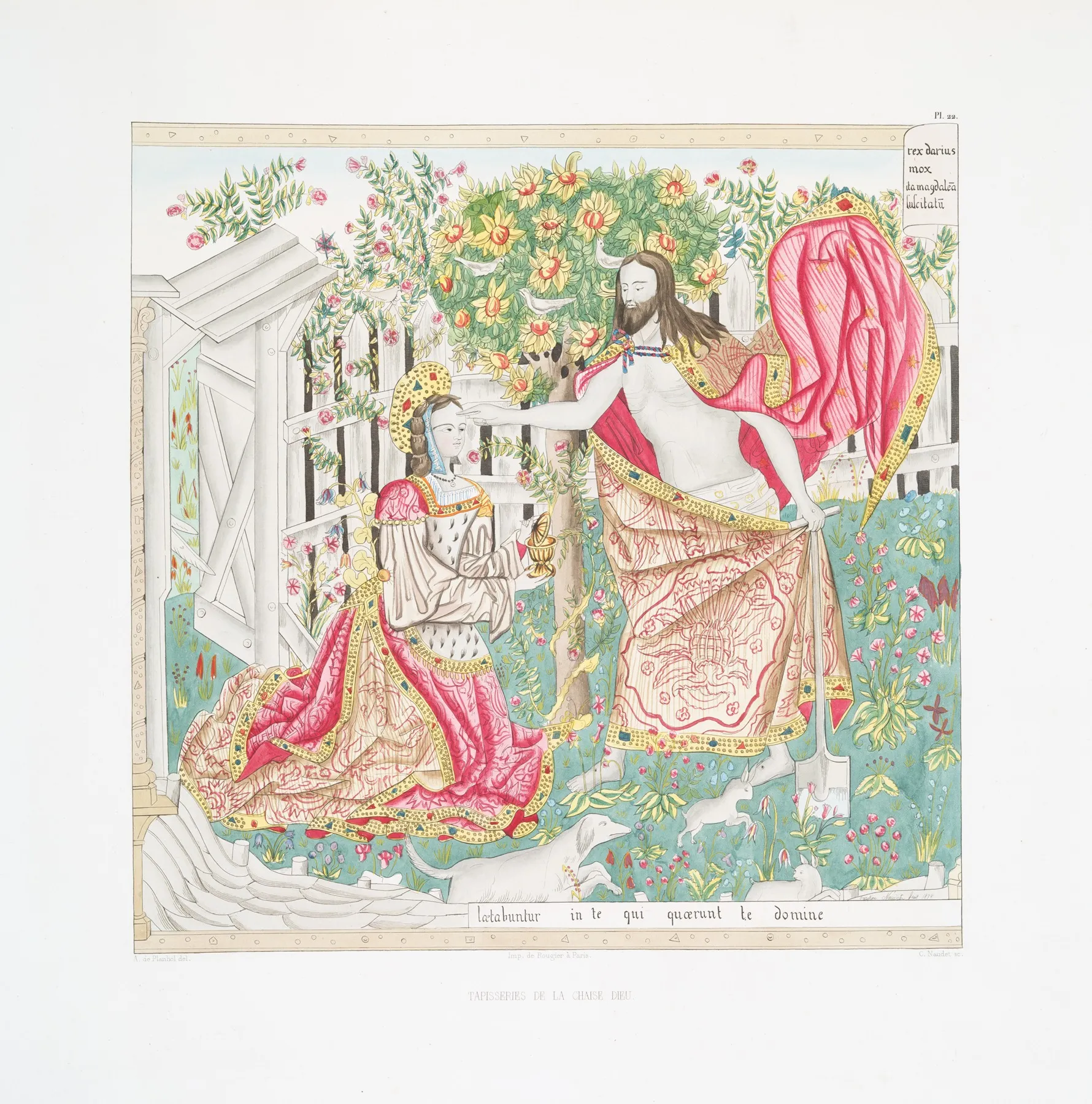 Tapisseries De La Chaise Dieu 22 Wall Art by Achille Jubinal - High-Resolution Digital Print