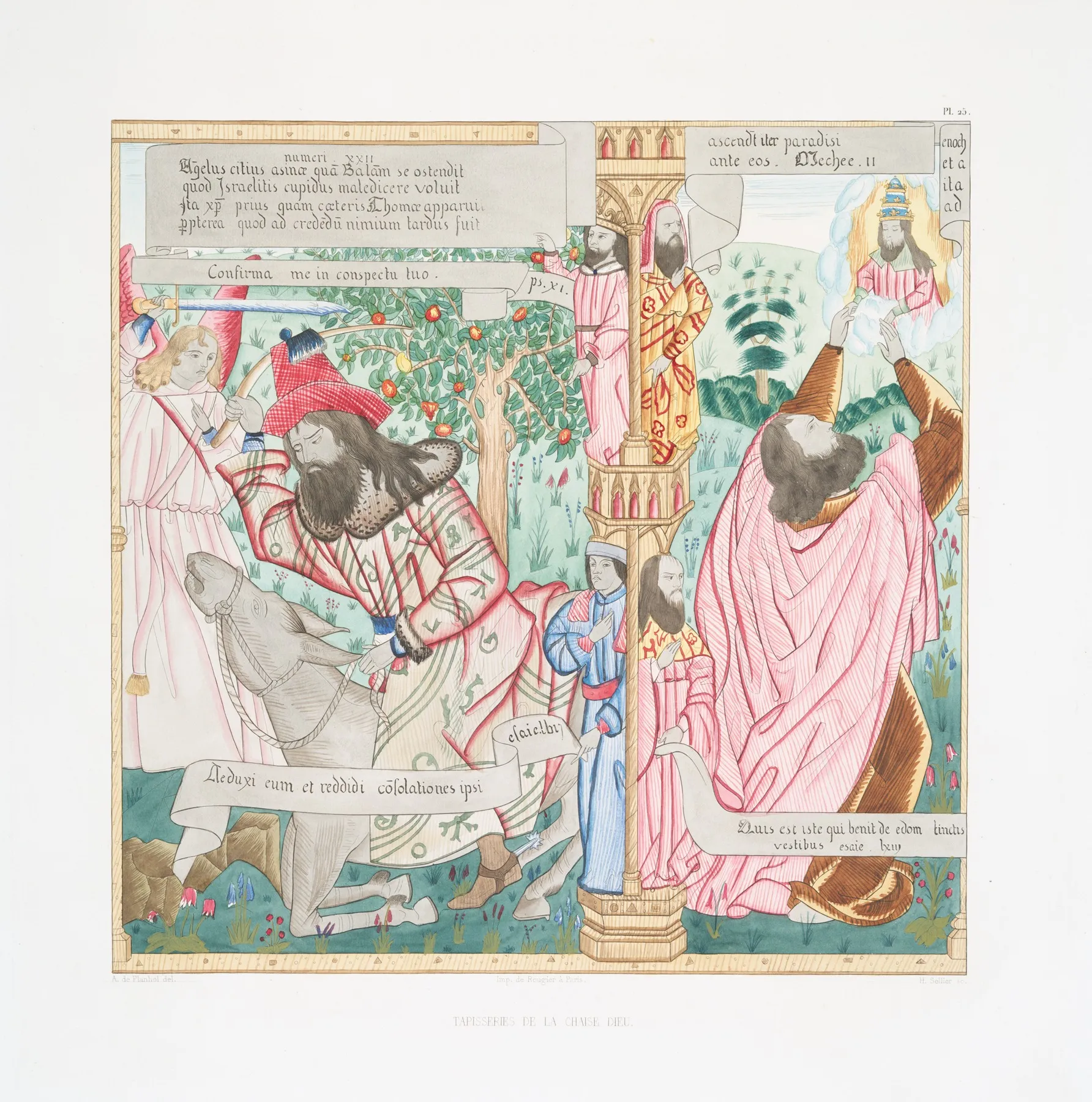 Tapisseries De La Chaise Dieu 25 Wall Art by Achille Jubinal - High-Resolution Digital Print