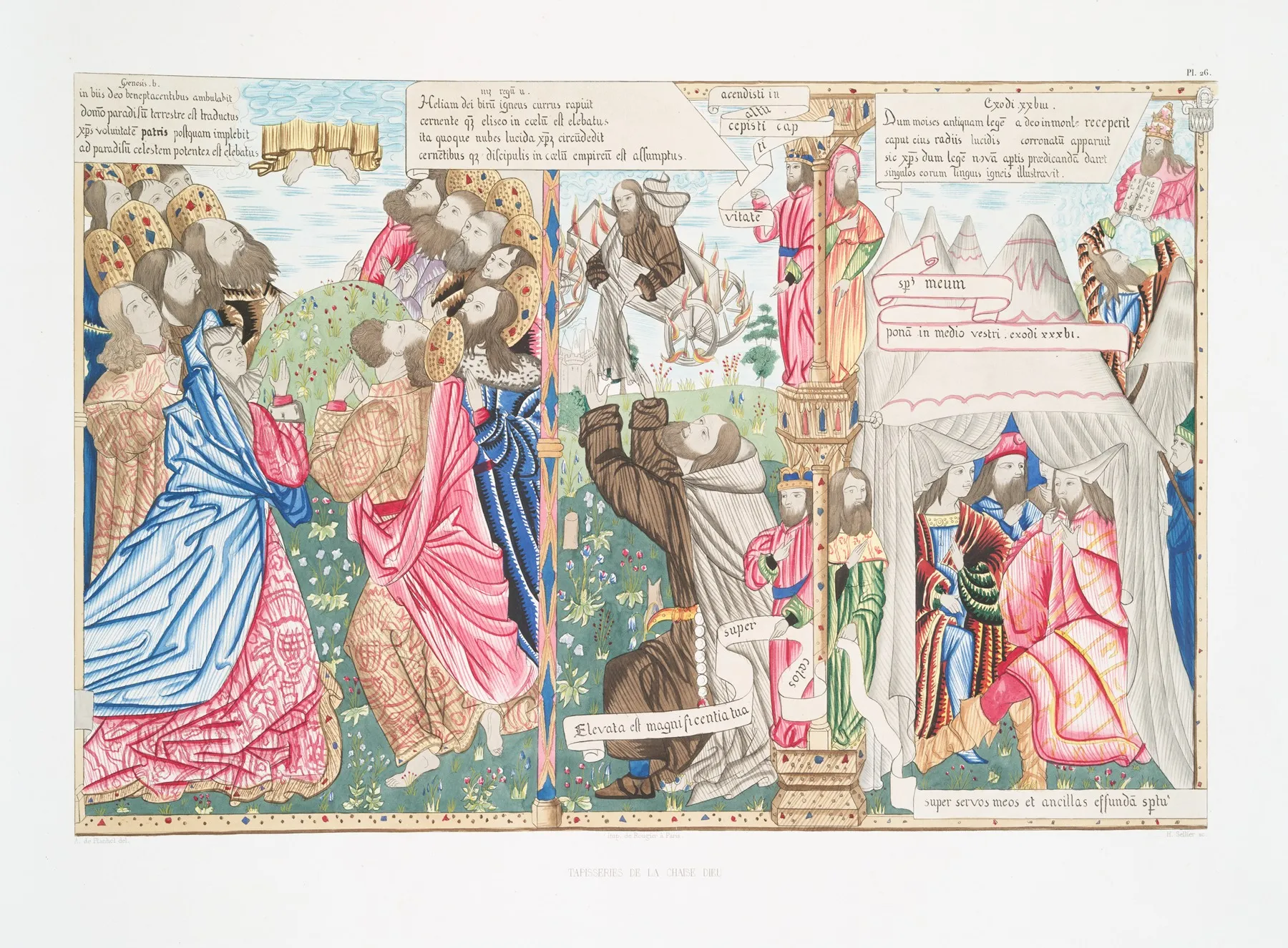 Tapisseries De La Chaise Dieu 26 Wall Art by Achille Jubinal - High-Resolution Digital Print
