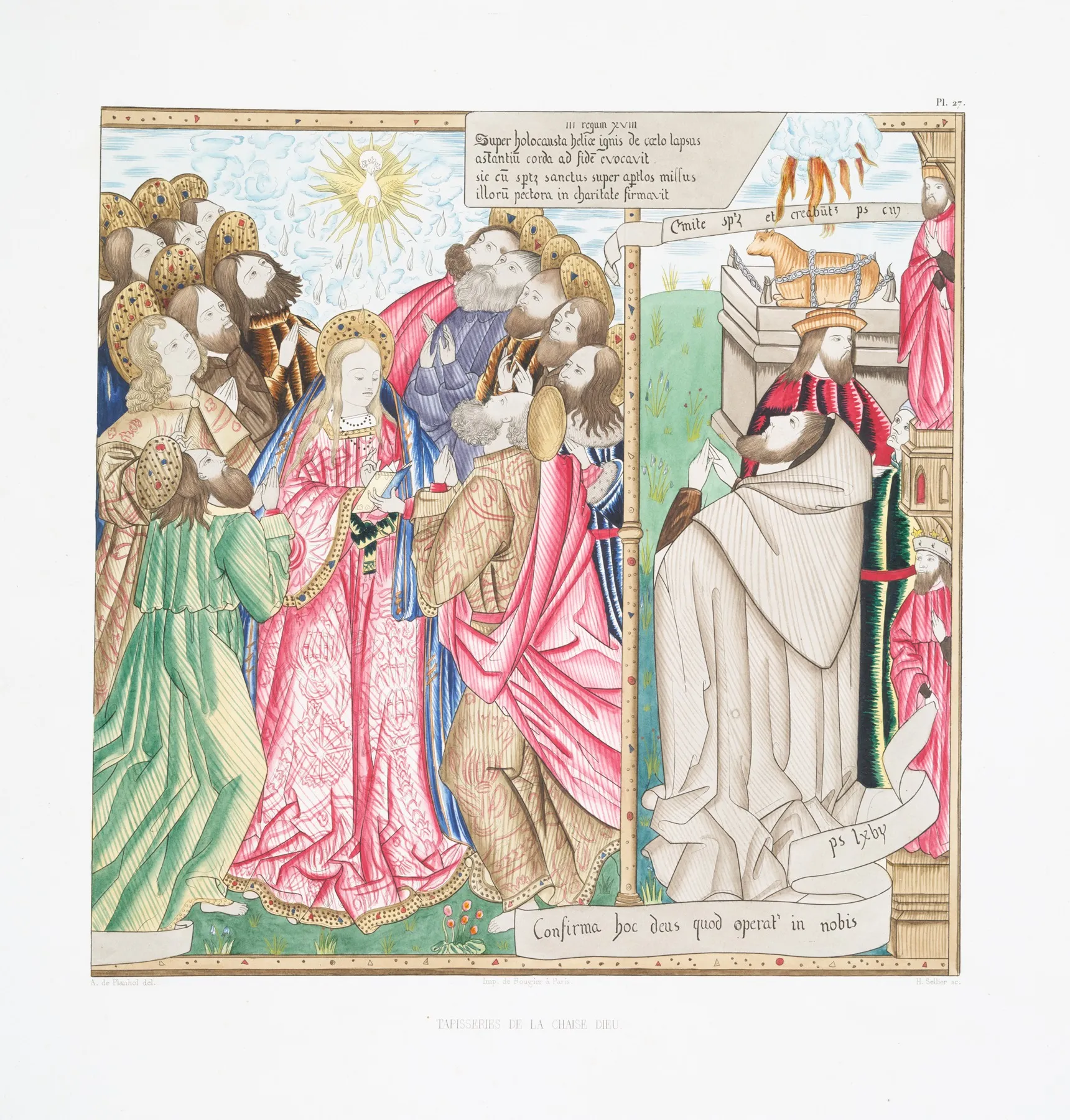 Tapisseries De La Chaise Dieu 27 Wall Art by Achille Jubinal - High-Resolution Digital Print