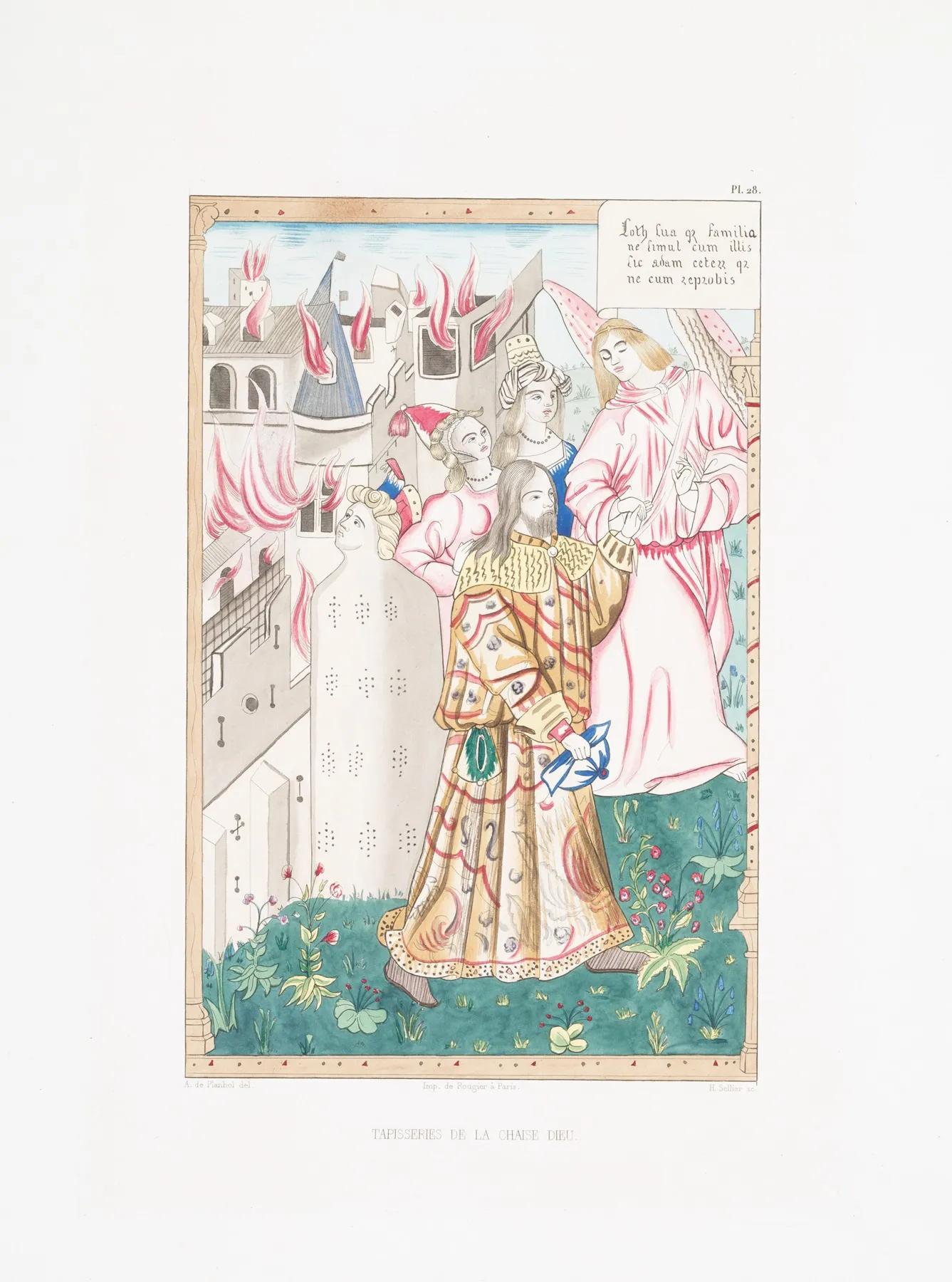 Tapisseries De La Chaise Dieu 28 Wall Art by Achille Jubinal - High-Resolution Digital Print