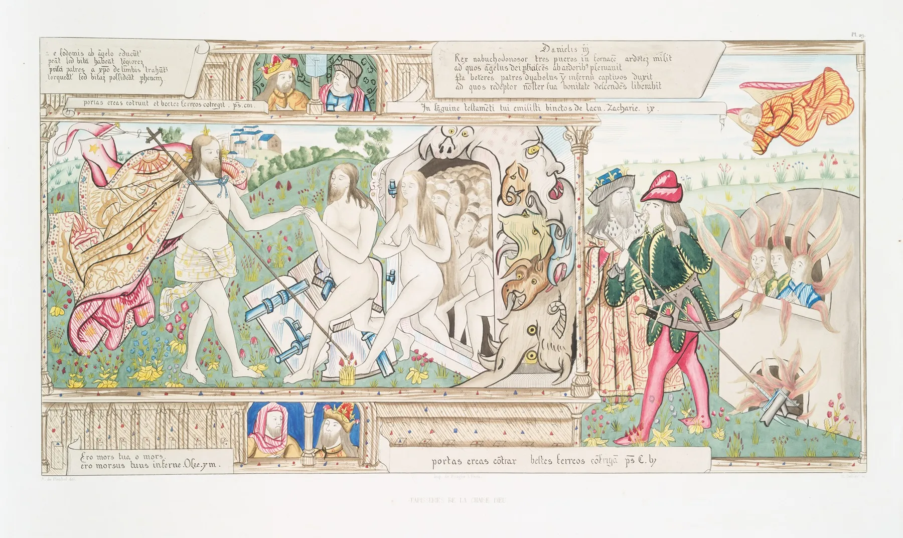 Tapisseries De La Chaise Dieu 29 Wall Art by Achille Jubinal - High-Resolution Digital Print