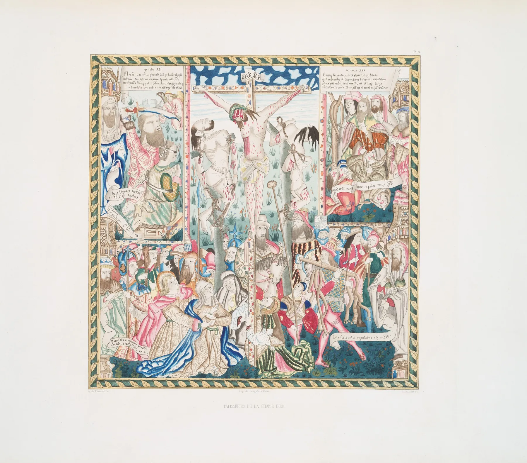 Tapisseries De La Chaise Dieu 2 Wall Art by Achille Jubinal - High-Resolution Digital Print