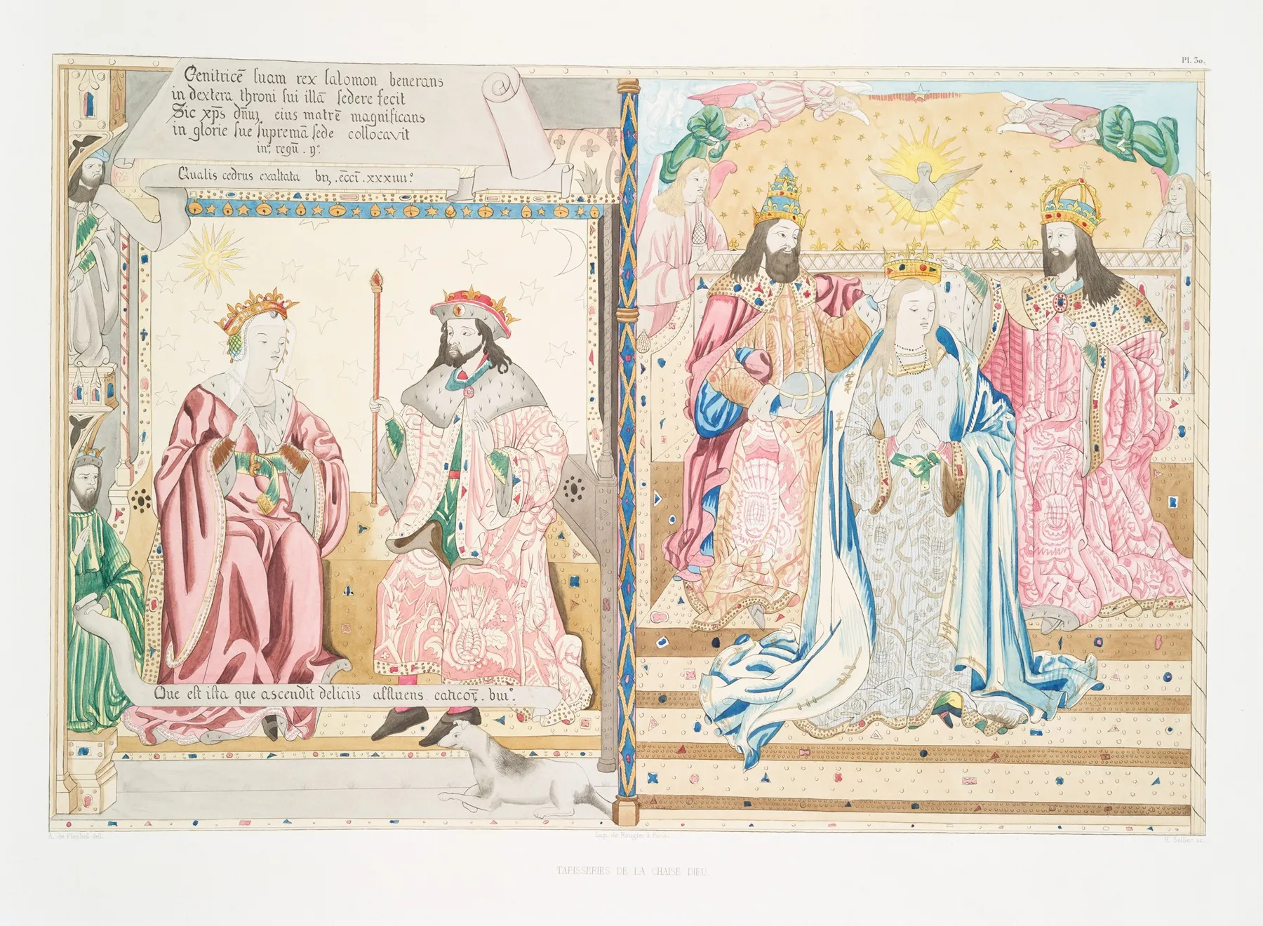 Tapisseries De La Chaise Dieu 30 Wall Art by Achille Jubinal - High-Resolution Digital Print