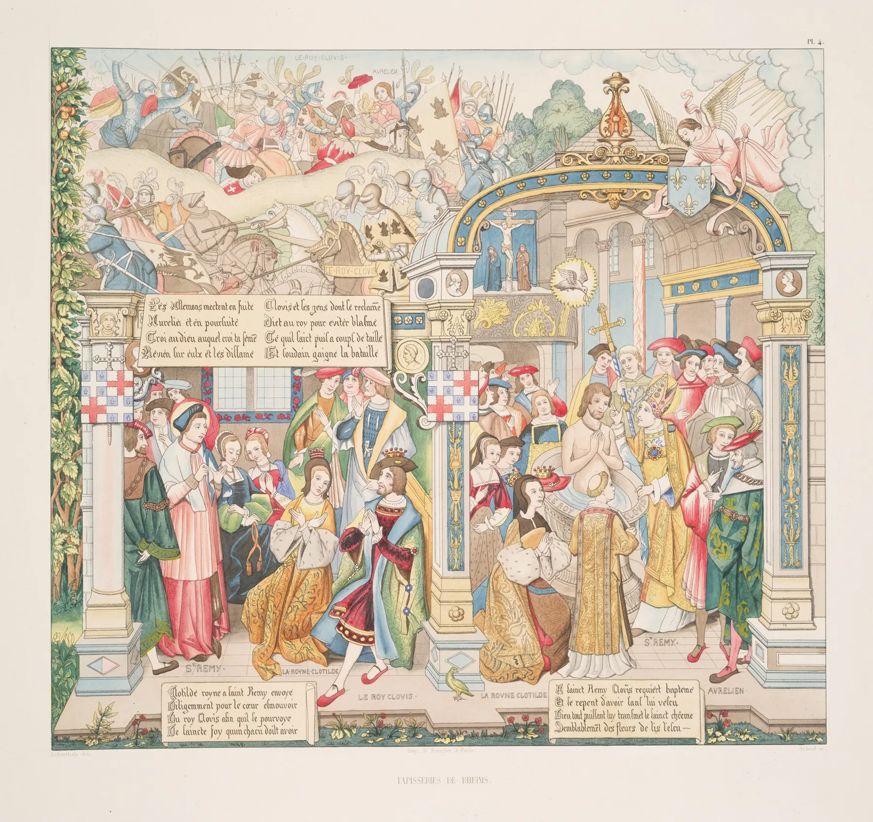 Tapisseries De Rheims 4 Wall Art by Achille Jubinal - High-Resolution Digital Print
