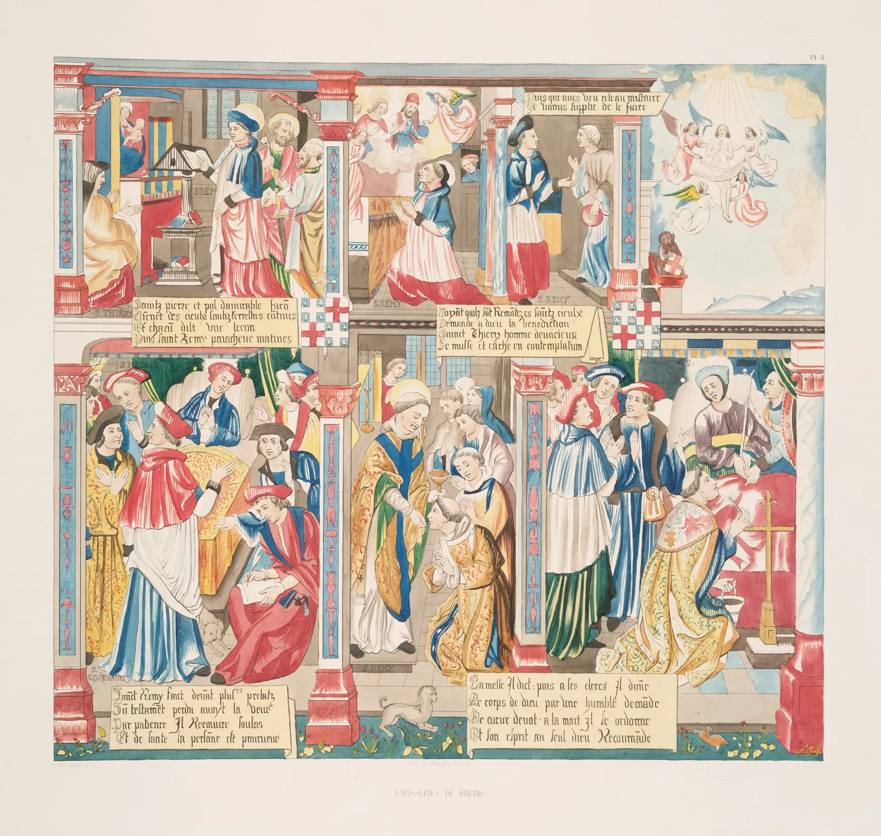 Tapisseries De Rheims 8 Wall Art by Achille Jubinal - High-Resolution Digital Print