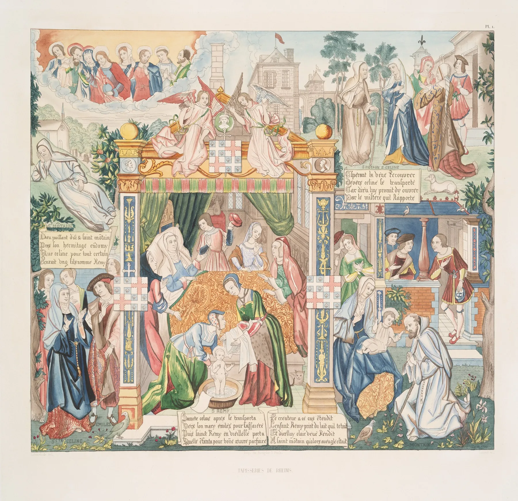 Tapisseries De Rheims Wall Art by Achille Jubinal - High-Resolution Digital Print