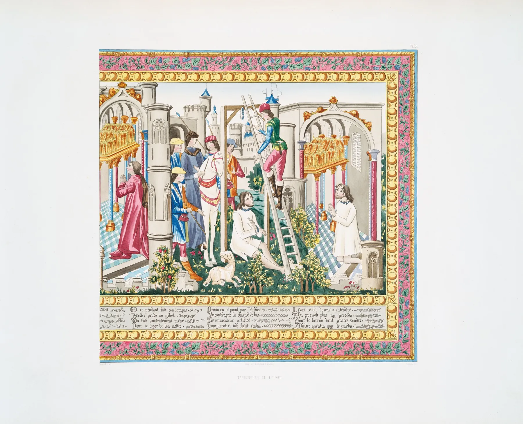 Tapisseries Du Louvre 2 Wall Art by Achille Jubinal - High-Resolution Digital Print