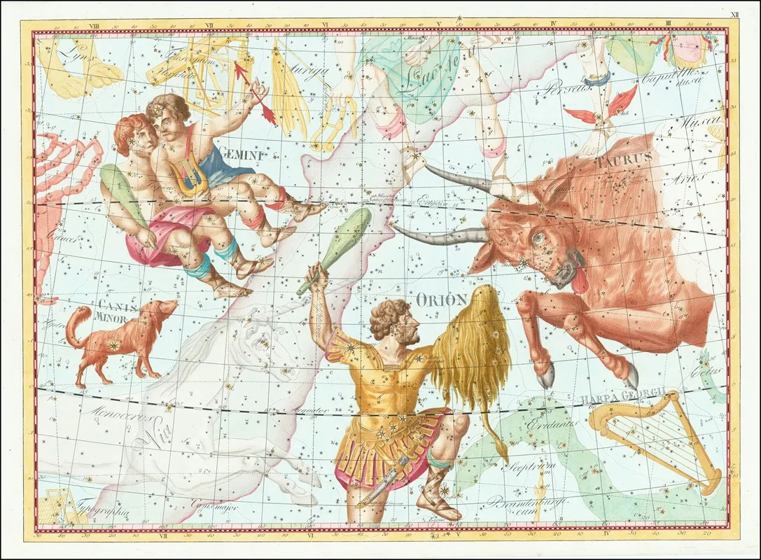 Taurus Coelum Stellatum Wall Art by Johann Elert Bode - High-Resolution Digital Print