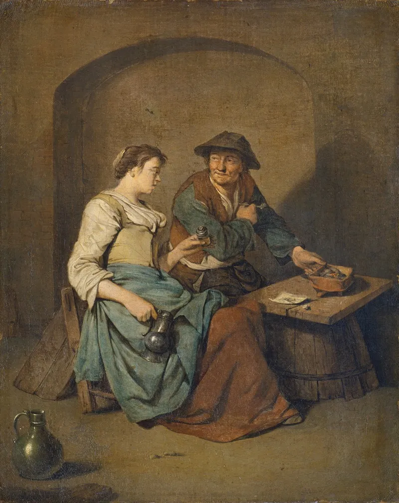 Tavern Scene 20 Wall Art by Cornelis Pietersz. Bega - High-Resolution Digital Print
