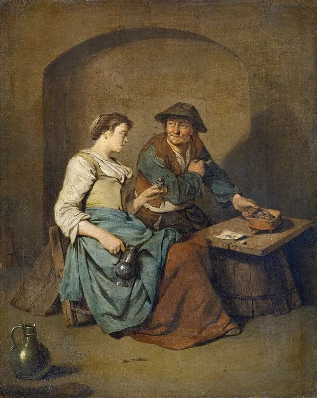 Tavern Scene 5 Wall Art by Cornelis Pietersz. Bega - High-Resolution Digital Print