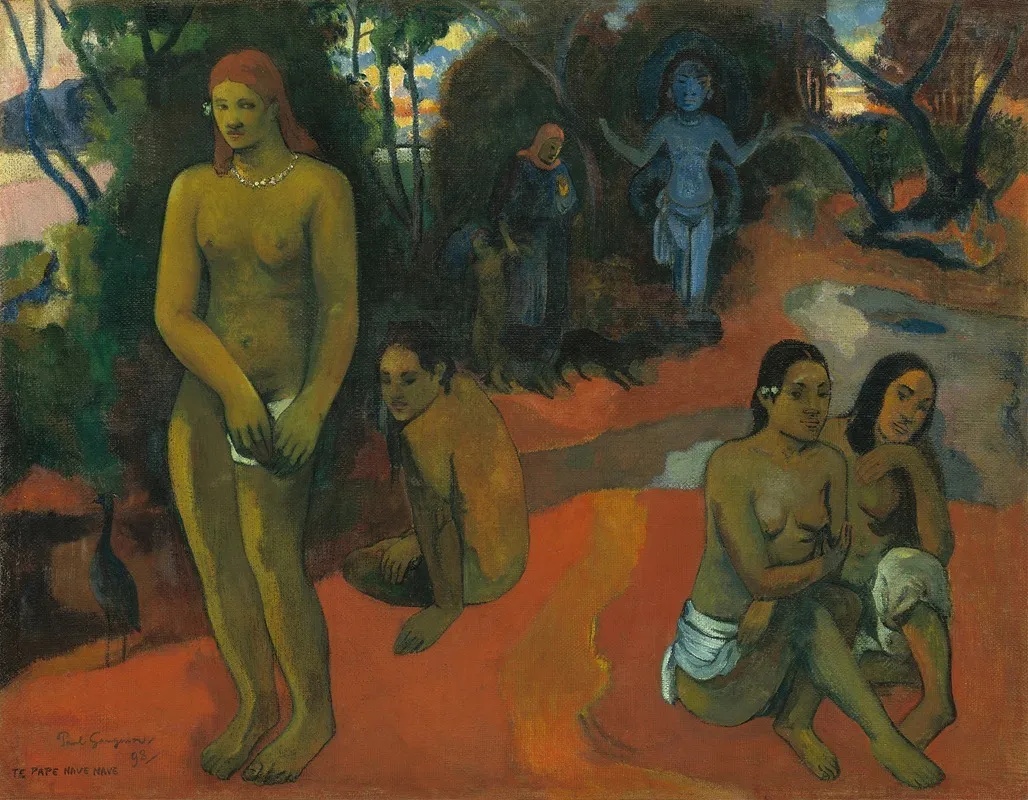 Te Pape Nave Nave Delectable Waters Wall Art by Paul Gauguin - High-Resolution Digital Print
