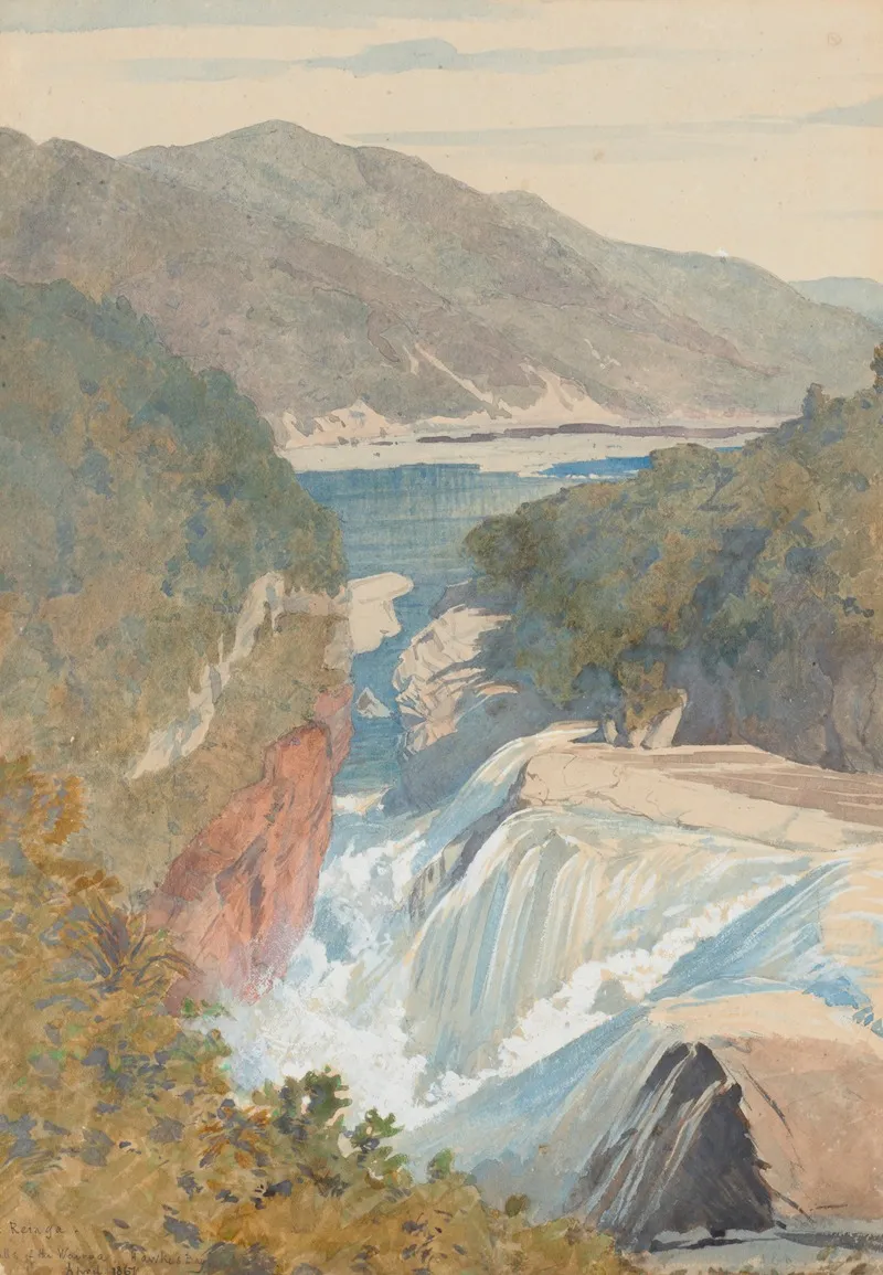 Te Reinga Falls Of The Wairoa Hawkes Bay