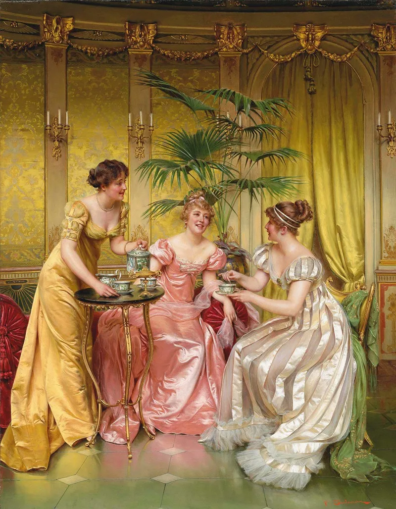 Tea Time 13 Wall Art by Frédéric Soulacroix - High-Resolution Digital Print