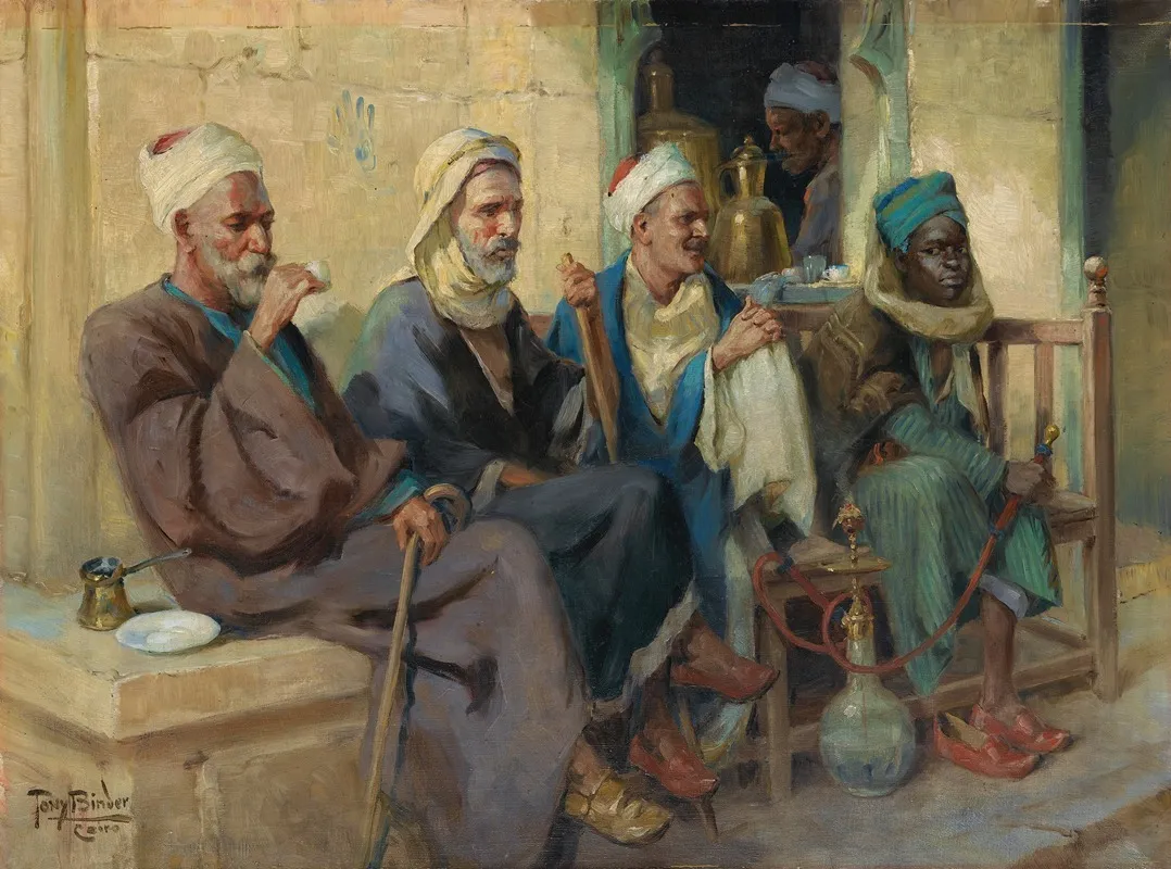 Tea Time 3 Wall Art by Anton Binder - High-Resolution Digital Print