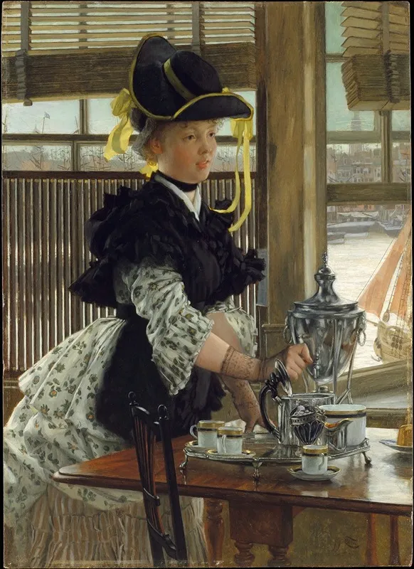 Tea Wall Art by James Tissot - High-Resolution Digital Print