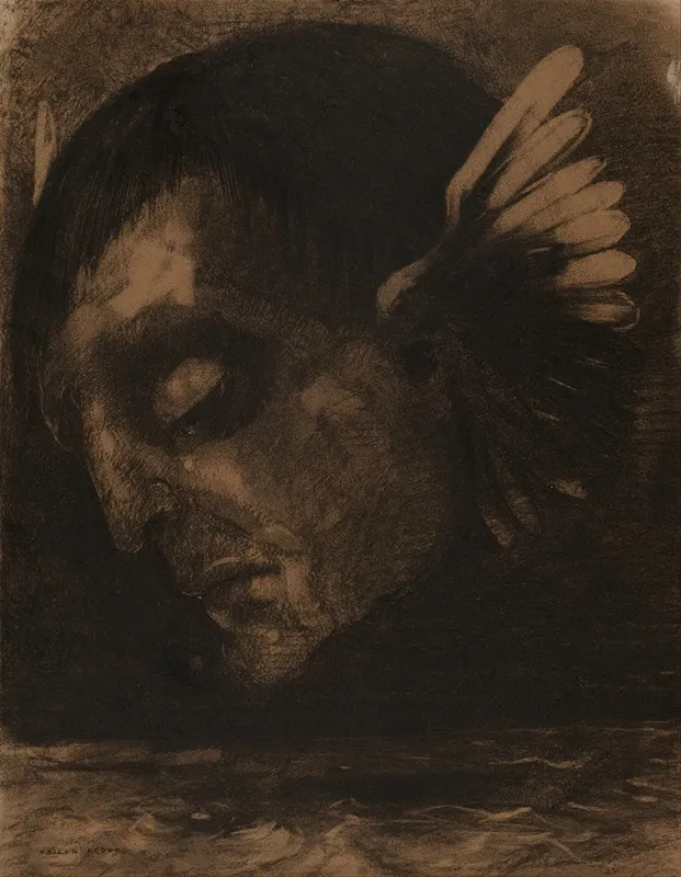 Tears Les Pleurs Wall Art by Odilon Redon - High-Resolution Digital Print