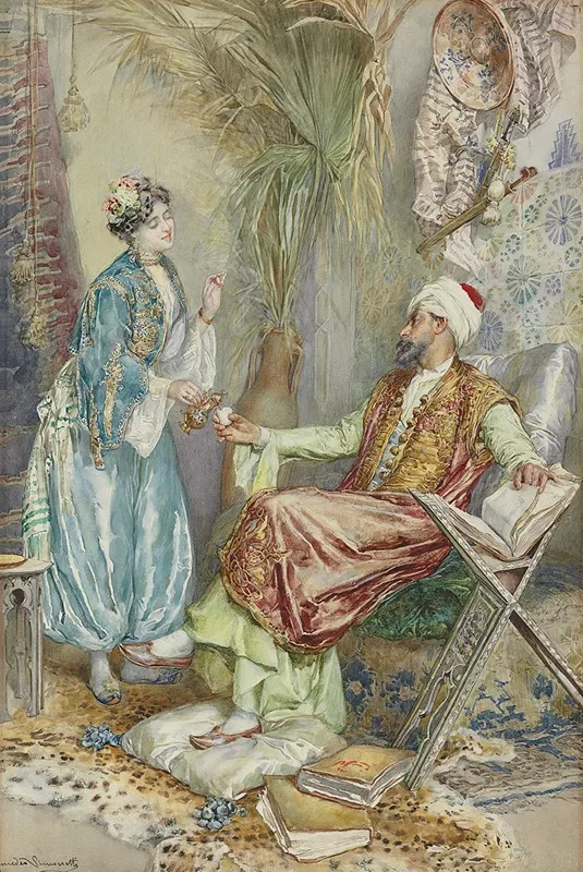 Teatime Wall Art by Amedeo Simonetti - High-Resolution Digital Print