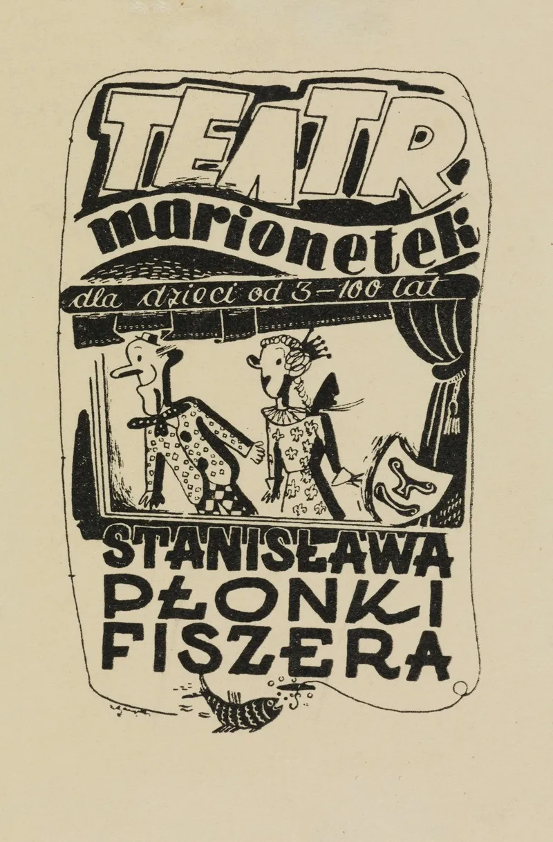 Teatr Marionetek Dla Dzieci Od 3 100 Lat Stanislawa Plonki Fiszera Wall Art by Witold Gawęcki - High-Resolution Digital Print