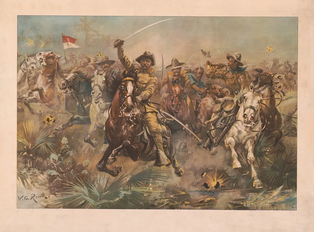 Teddys Rough Riders Wall Art by George Harris &amp; Sons - High-Resolution Digital Print