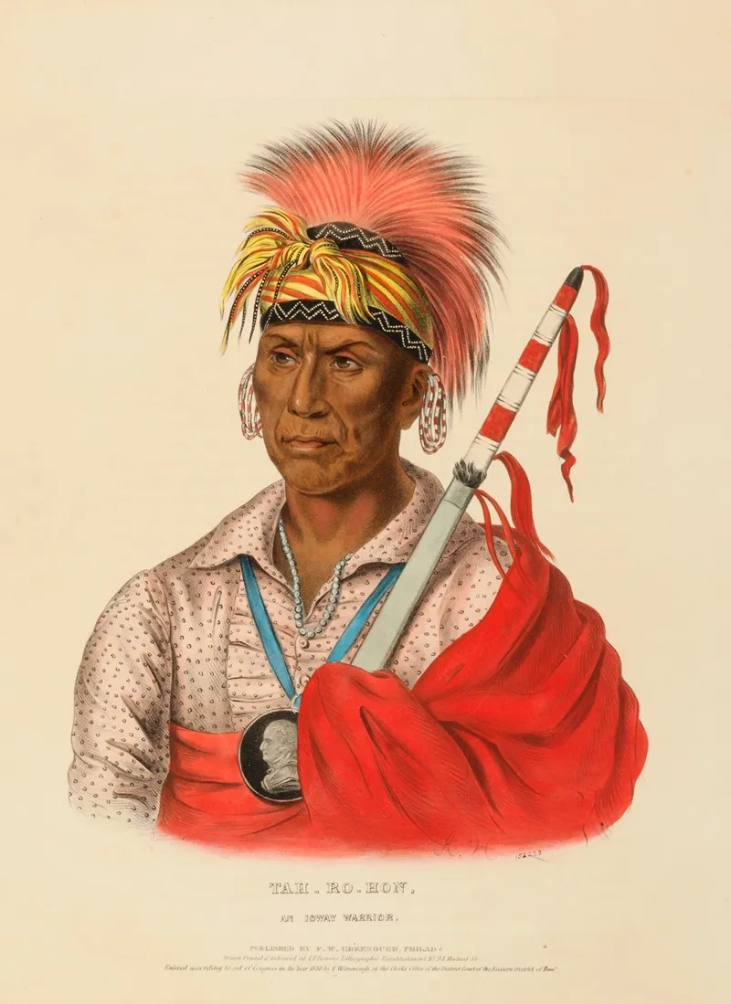 Teh Ro Hon An Ioway Warrior