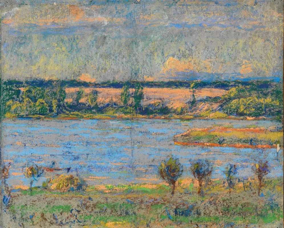 Teich Am Abend Wall Art by Christian Rohlfs - High-Resolution Digital Print