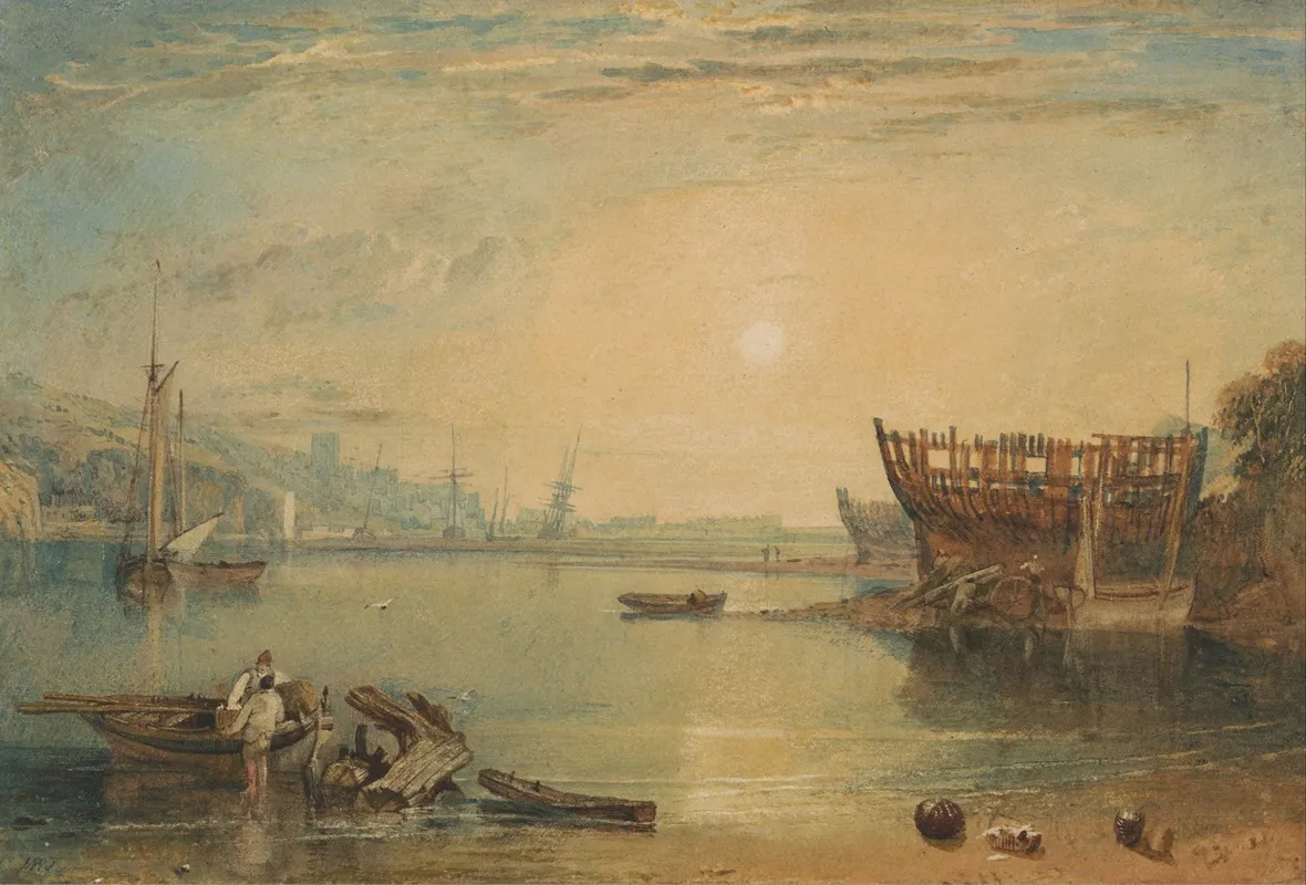 Teignmouth Devonshire Wall Art by Joseph Mallord William Turner - High-Resolution Digital Print