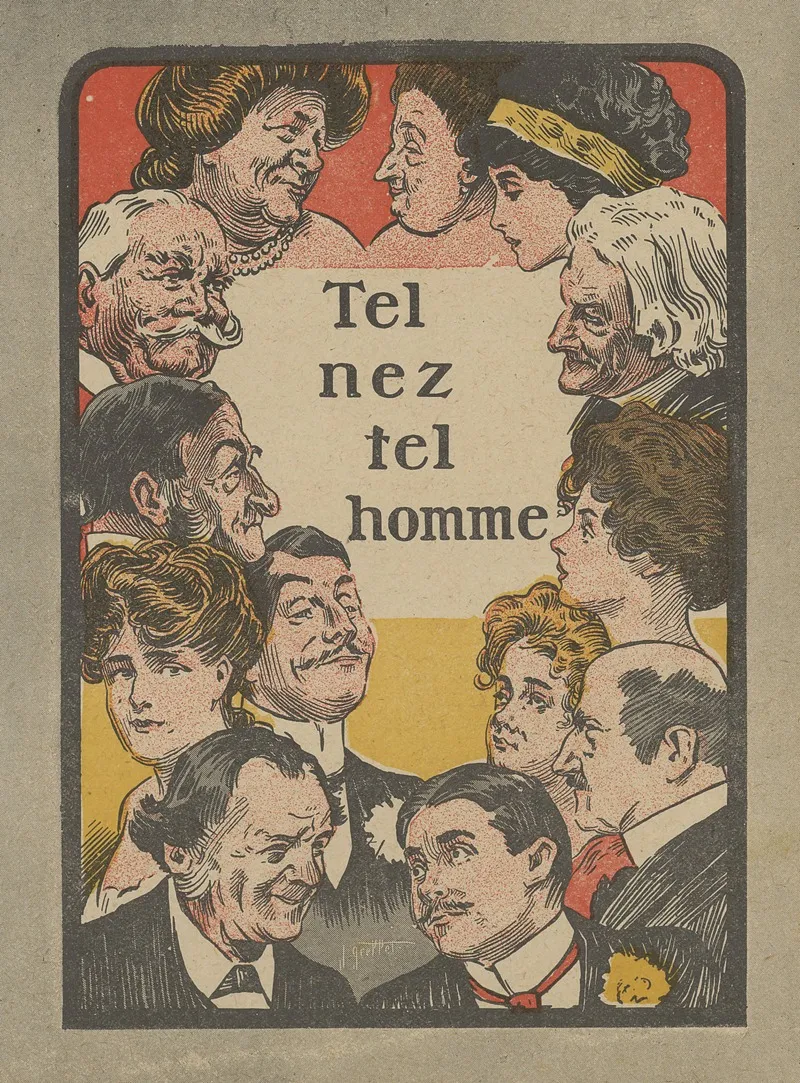 Tel Nez Tel Homme Sirop De Labbaye Akker Wall Art by G. Greffet - High-Resolution Digital Print