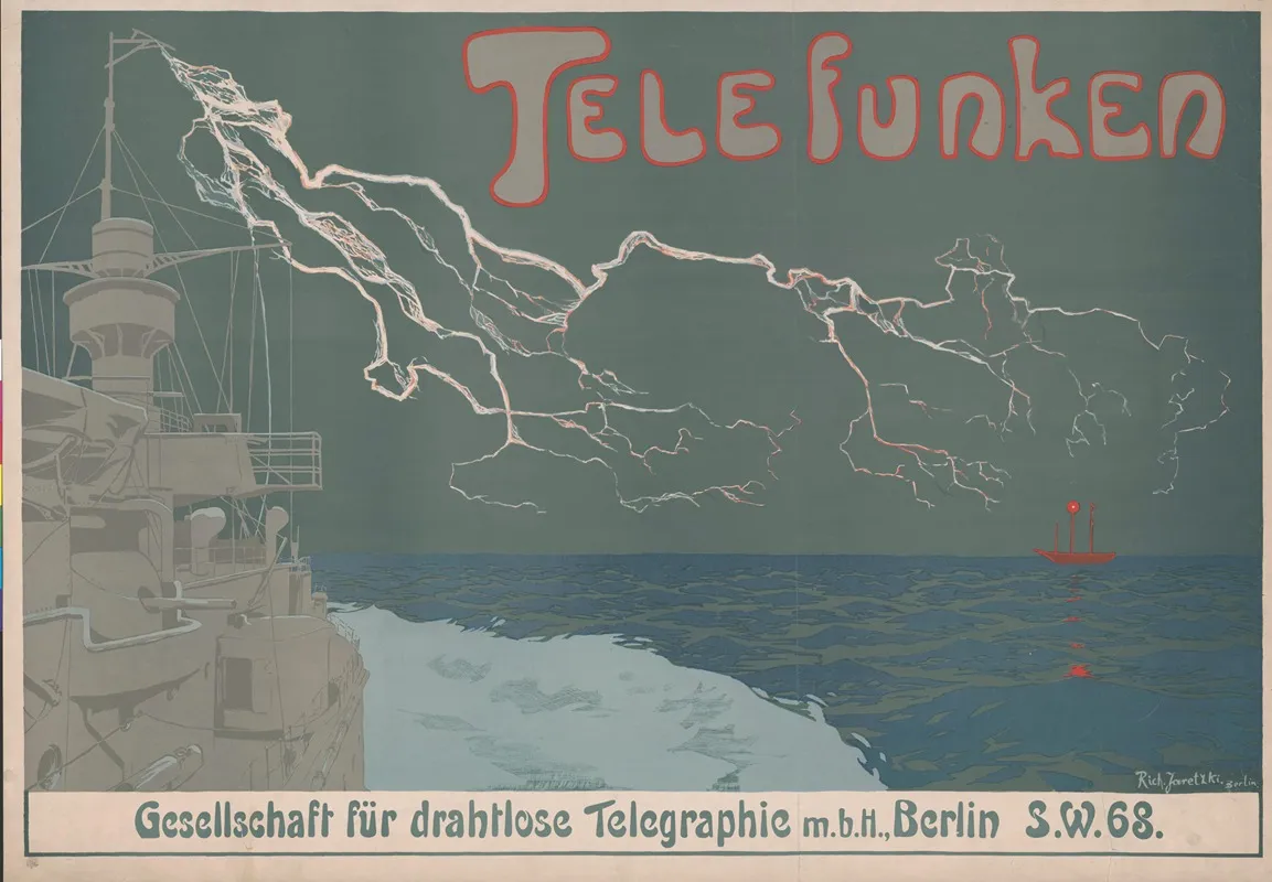 Telefunken Wall Art by Richard Jaretzki - High-Resolution Digital Print