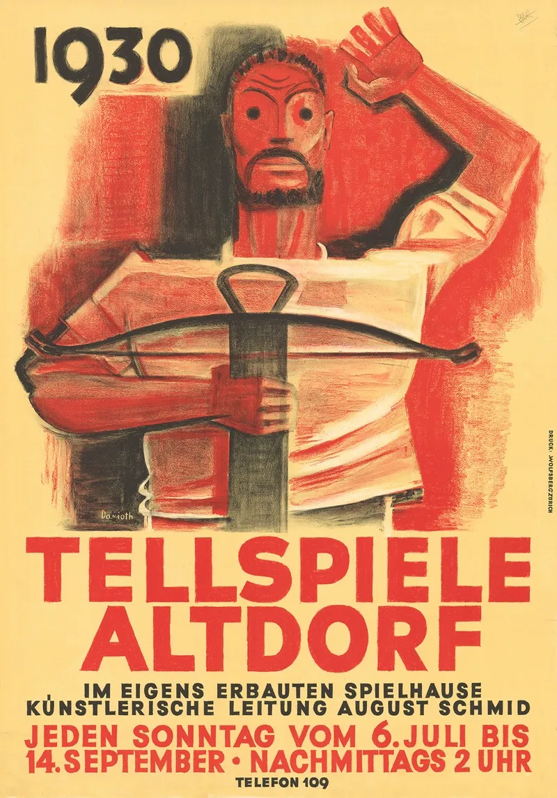 Tellspiele Altdorf Wall Art by Heinrich Danioth - High-Resolution Digital Print