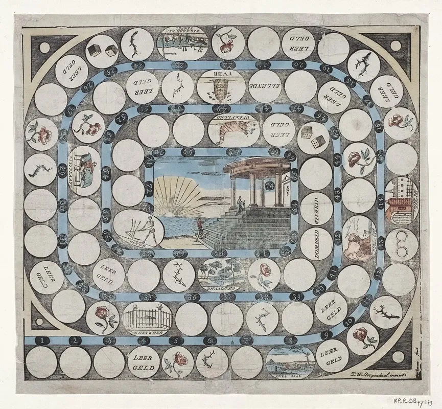 Tempel Van Het Geluk Wall Art by Jan Oortman Sr. - High-Resolution Digital Print