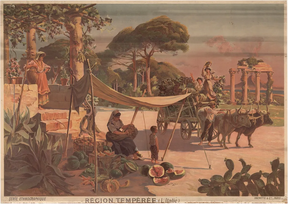 Temperate Region Italy Wall Art by Frederic Hugo d’Alési - High-Resolution Digital Print