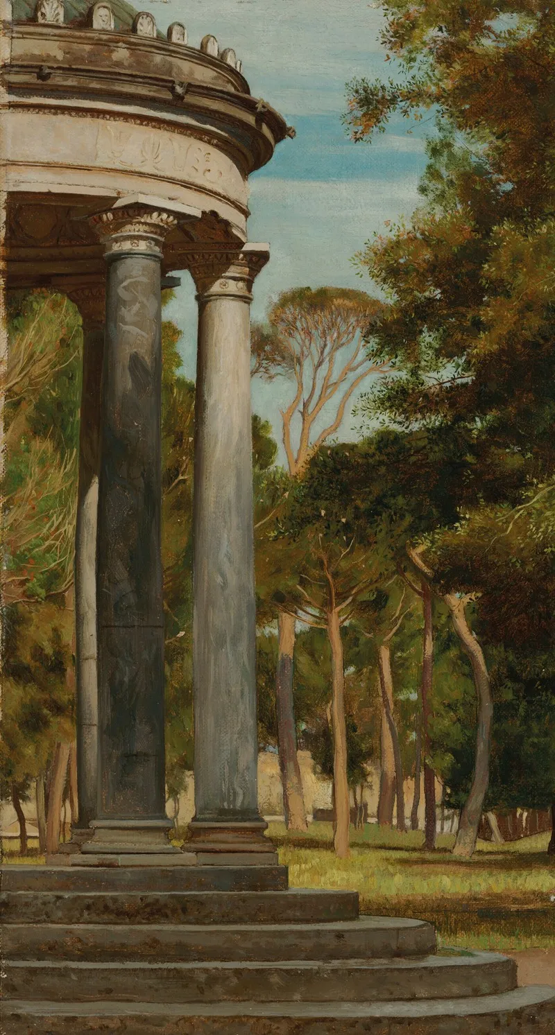 Temple In The Borghese Gardens Rome