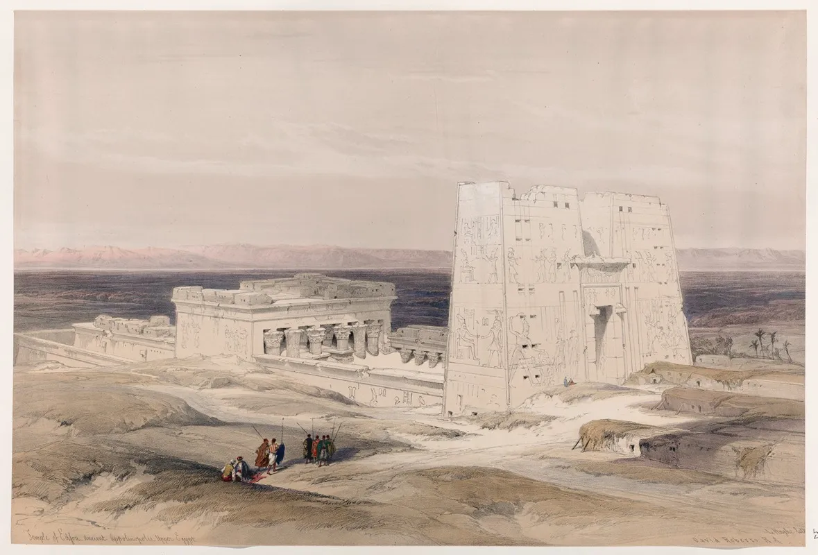 Temple Of Edfou Idfu Ancient Appolinopolis Upper Egypt
