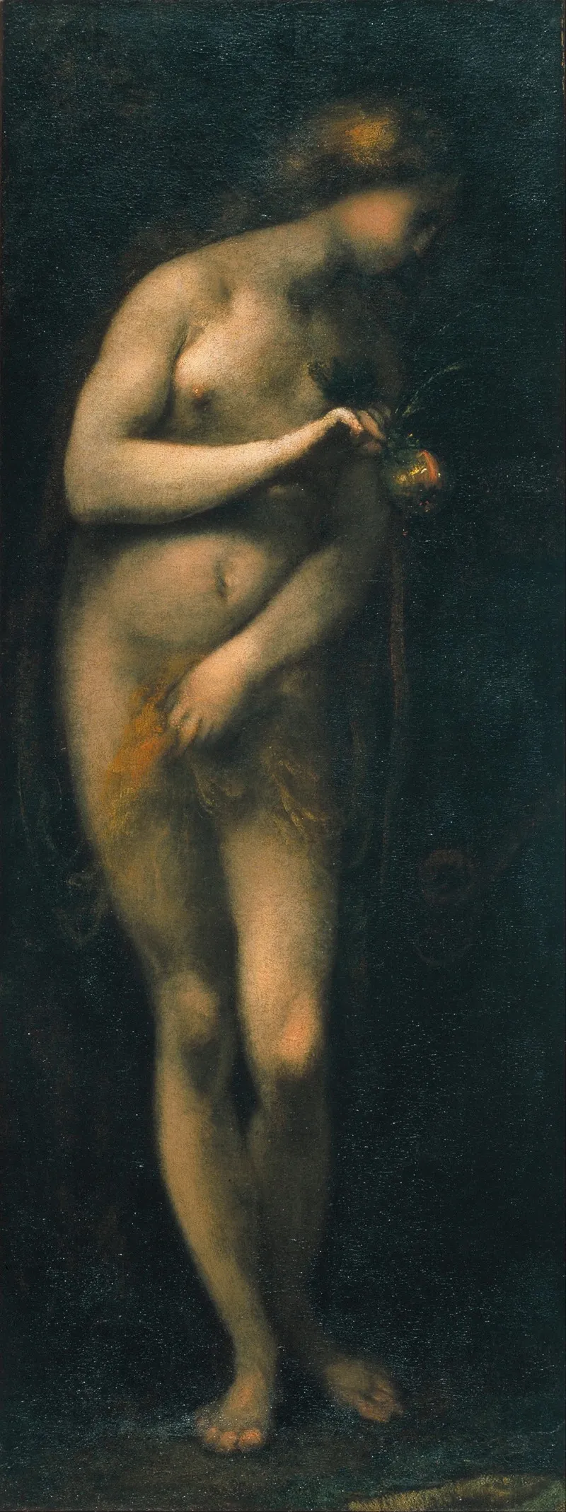 Temptation Of Eve Wall Art by Cecco Bravo - High-Resolution Digital Print
