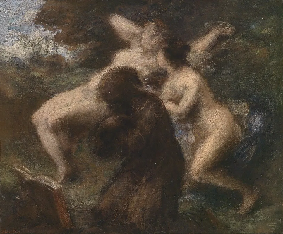 Temptation Of St Anthony Wall Art by Henri Fantin-Latour - High-Resolution Digital Print