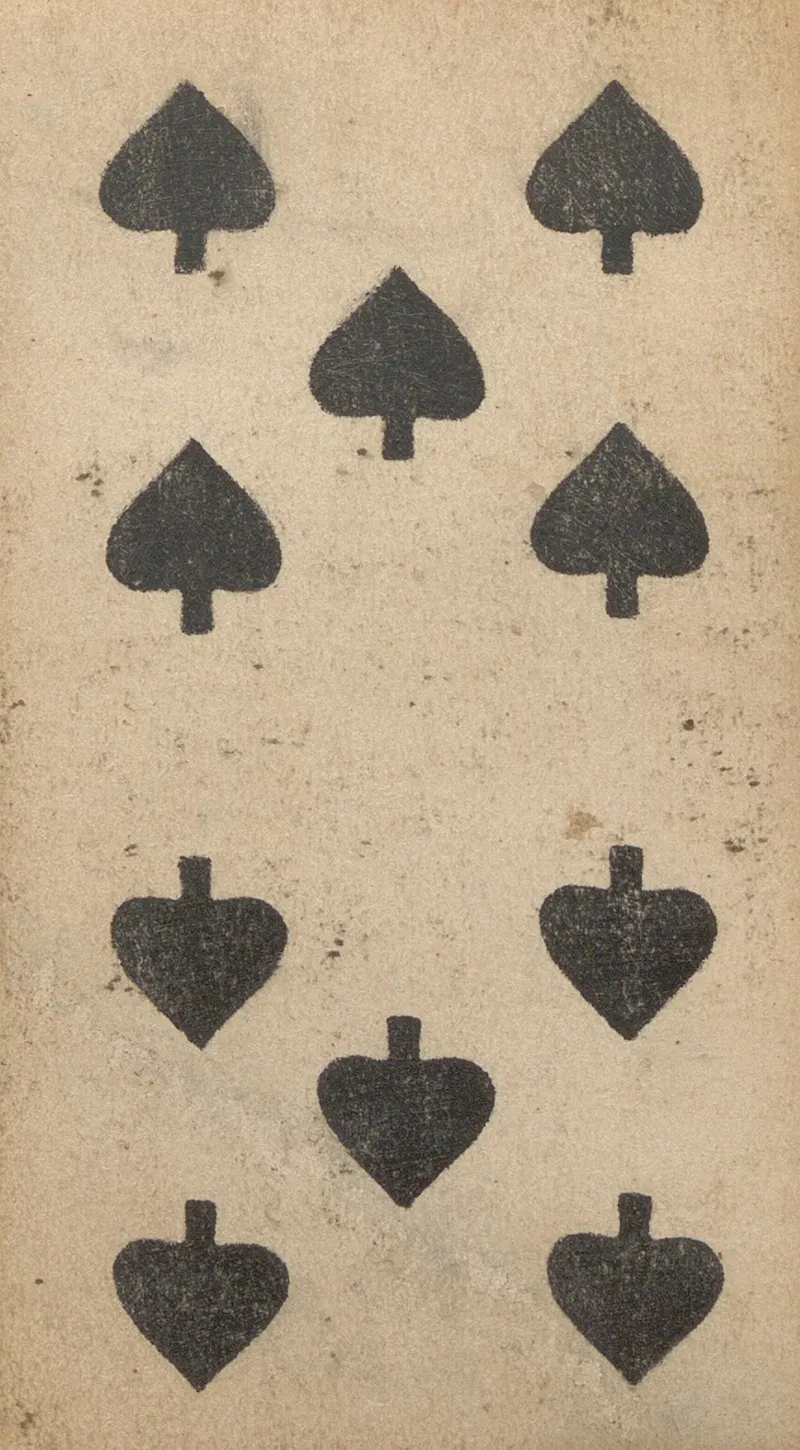 Ten Of Spades Wall Art by Carl Holdhaus - High-Resolution Digital Print