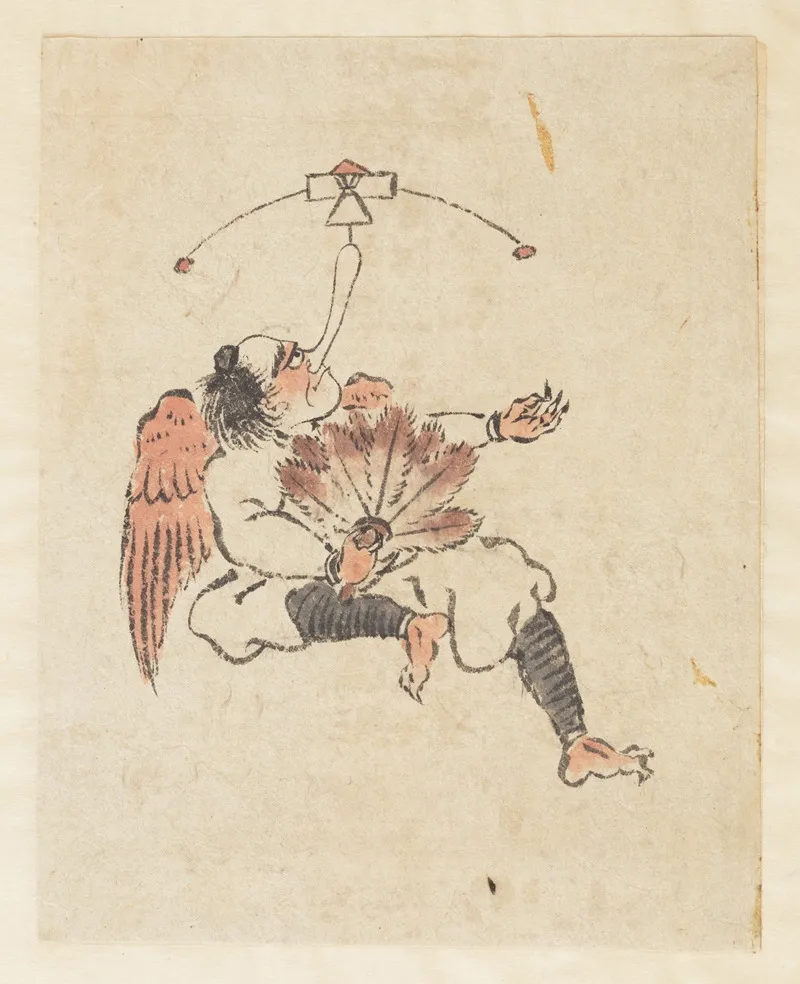 Tengu Wall Art by Katsushika Hokusai - High-Resolution Digital Print