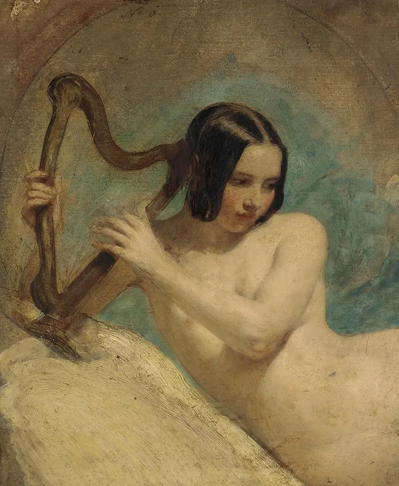 Terpsichore Wall Art by William Edward Frost - High-Resolution Digital Print