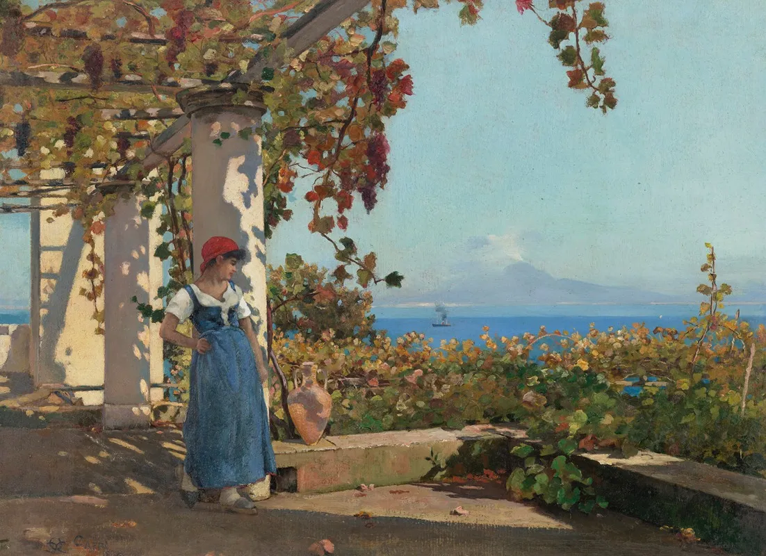 Terrace Off Villa Haan Isola Capri