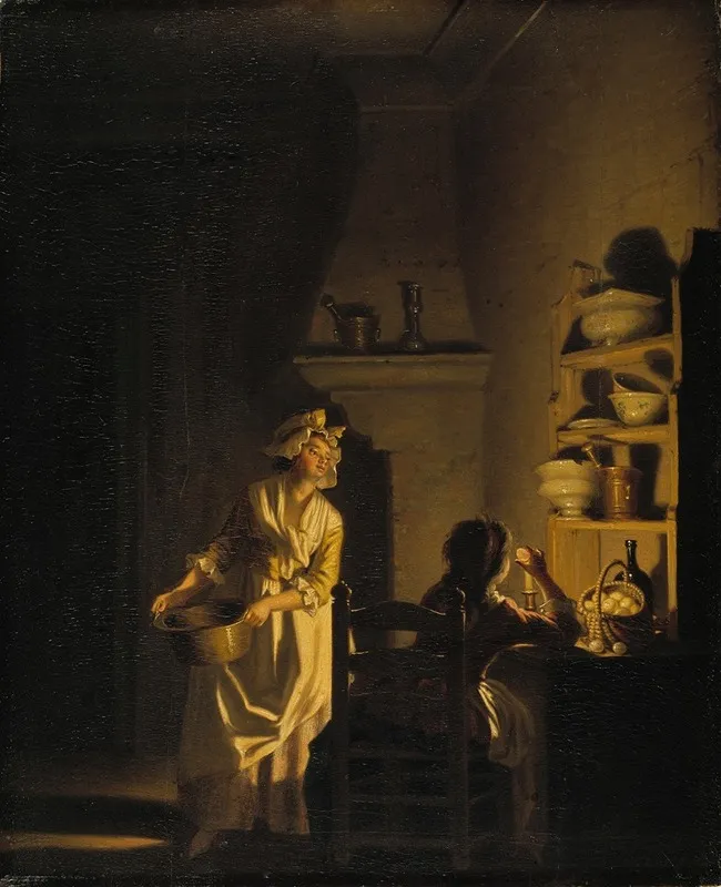 Testing Eggs Interior Of A Kitchen