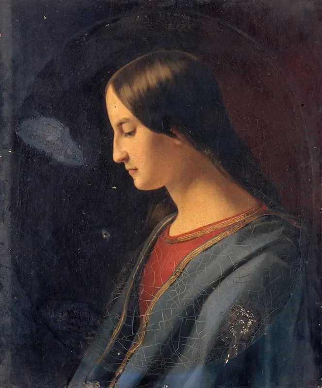 Tete De Femme 12 Wall Art by Emma Leroux de Lincy - High-Resolution Digital Print