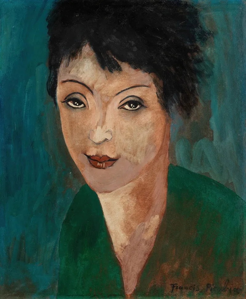 Tete De Femme 16 Wall Art by Francis Picabia - High-Resolution Digital Print