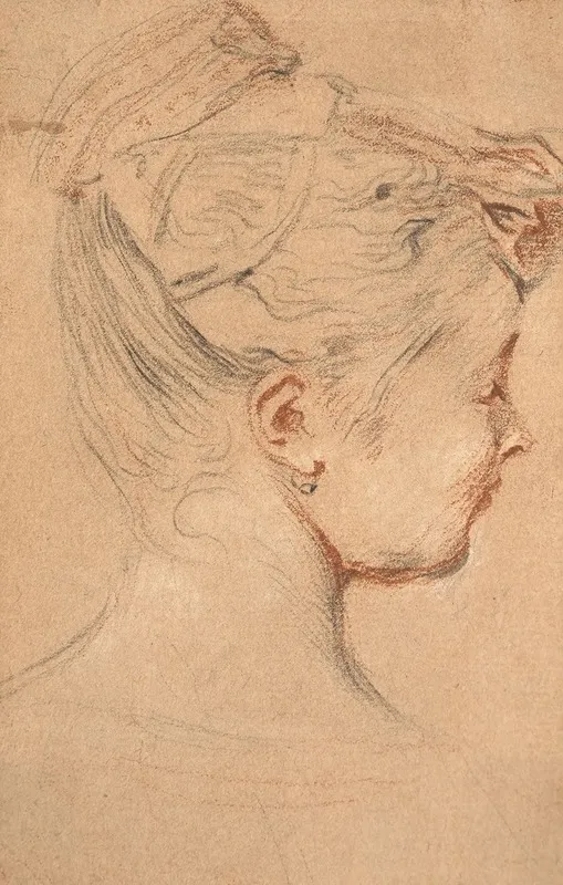 Tete De Femme De Profil