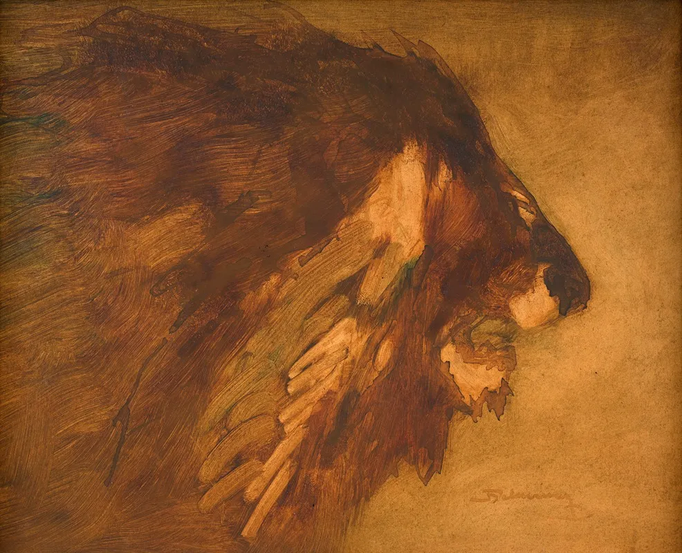 Tete De Lion 2 Wall Art by Henri Deluermoz - High-Resolution Digital Print