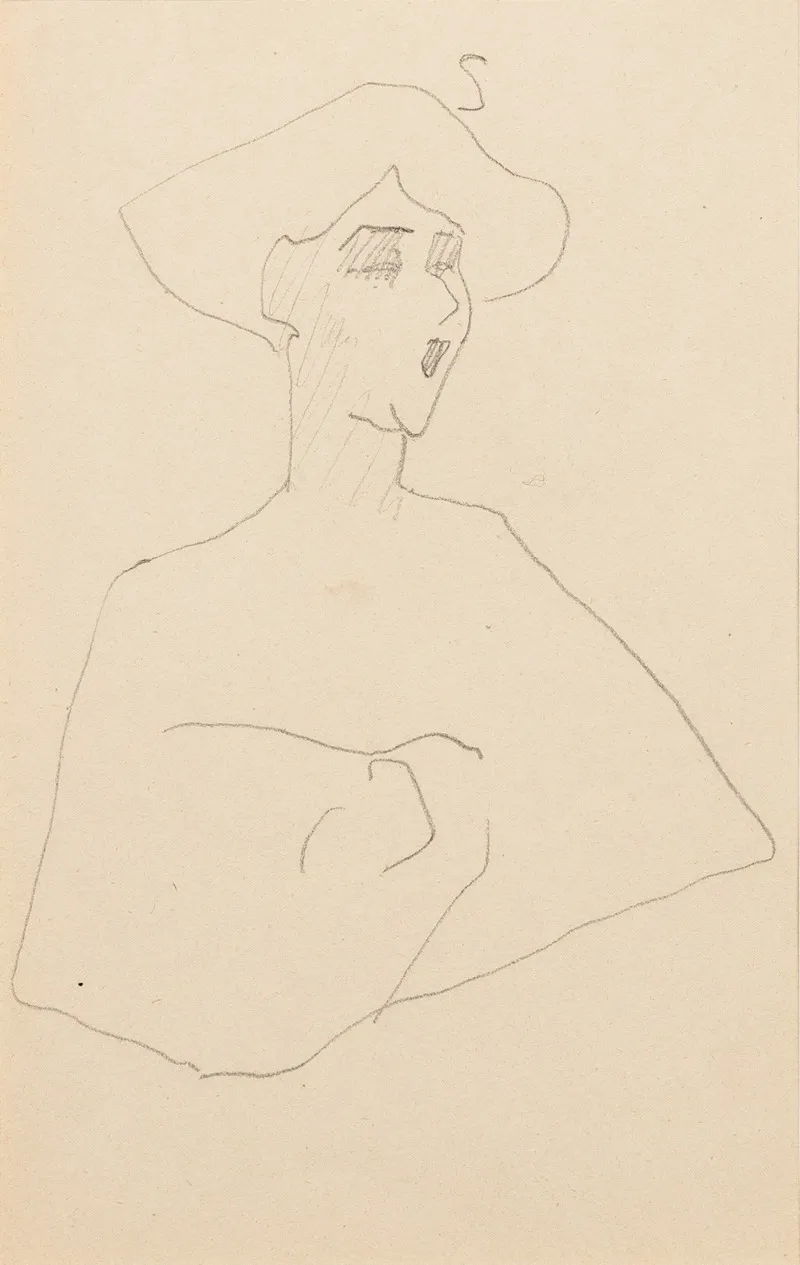 Tete Et Buste De Femme