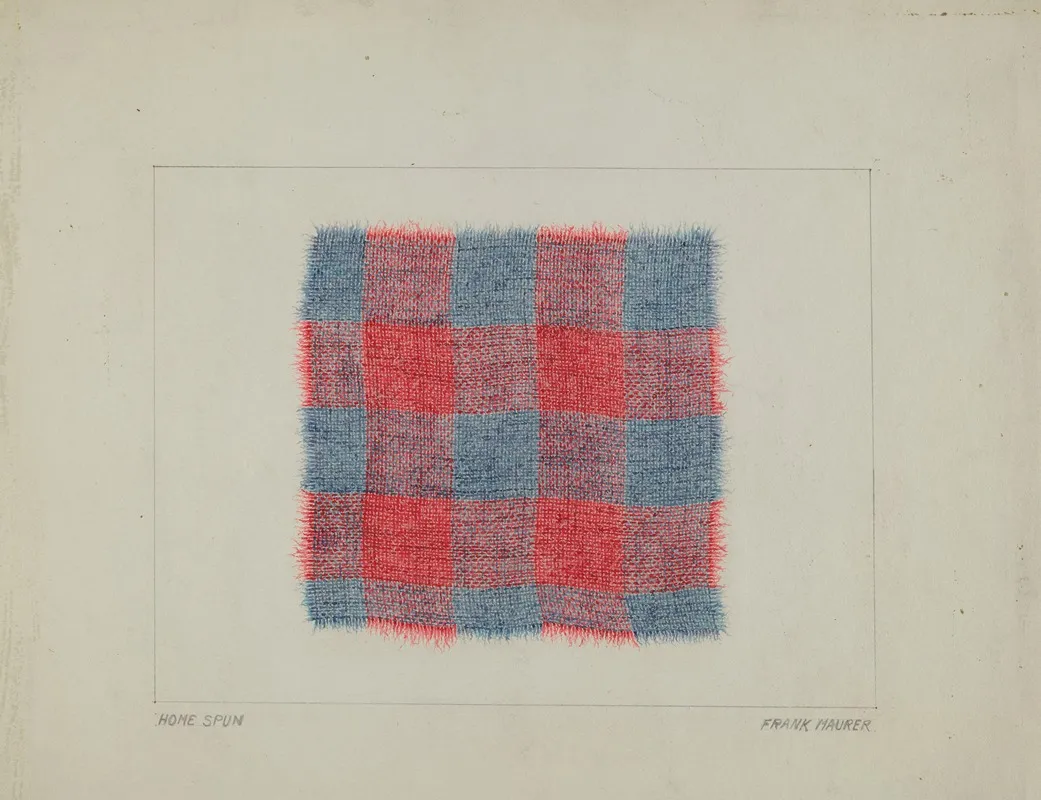 Textile 19 Wall Art by Frank Maurer - High-Resolution Digital Print