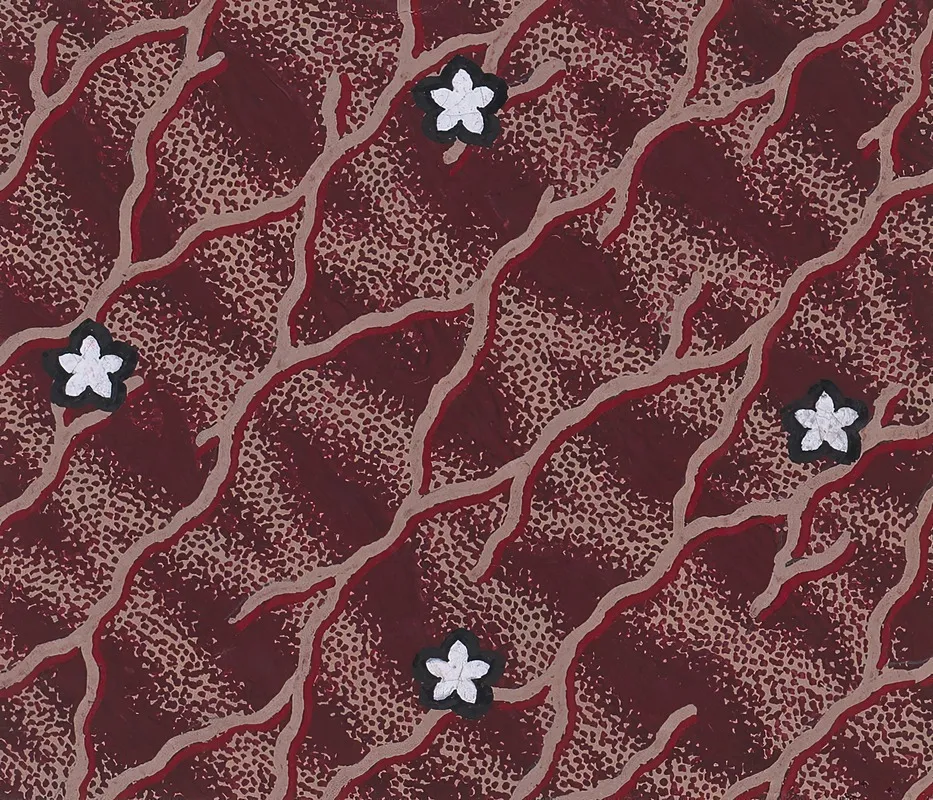 Textile Design With Interlacing Branches And Alternating Rows Of Rosettes Over A Background With An Interlaced Pattern Wall Art by Wassily Kandinsky - High-Resolution Digital Print