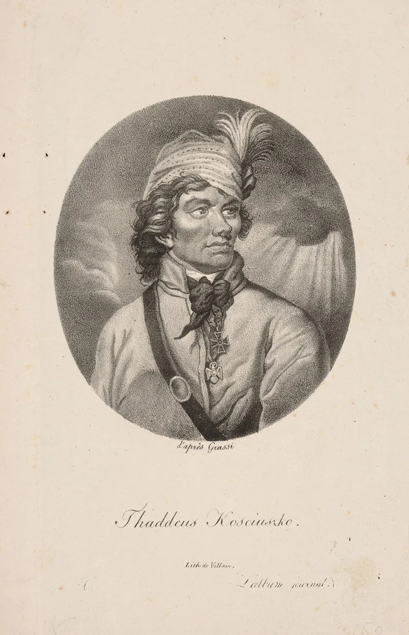 Thaddeus Kosciuszko Wall Art by Francois le Villain - High-Resolution Digital Print